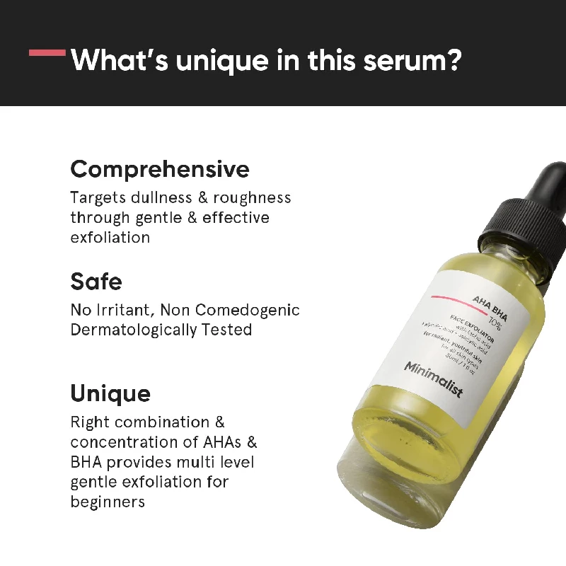 Minimalist AHA BHA Exfoliating Serum, 30 ml-3.webp